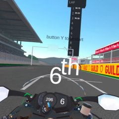 Oculus Quest 游戏《摩托车赛车VR》Motorcycle Racing VR
