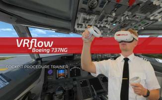 Oculus Quest 游戏《VRflow B737NG》飞行模拟 空客B737N
