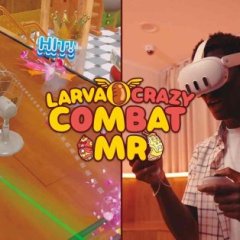 Meta Quest 游戏《昆虫疯狂战斗》LARVA CRAZY COMBAT MR