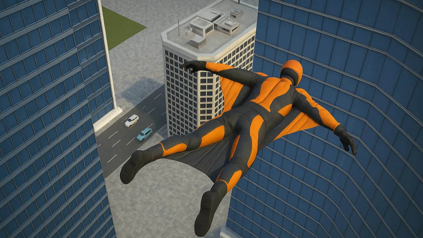 翼装飞行定点跳伞 - Wing Suit Flying Base Jump Game VR游戏封面