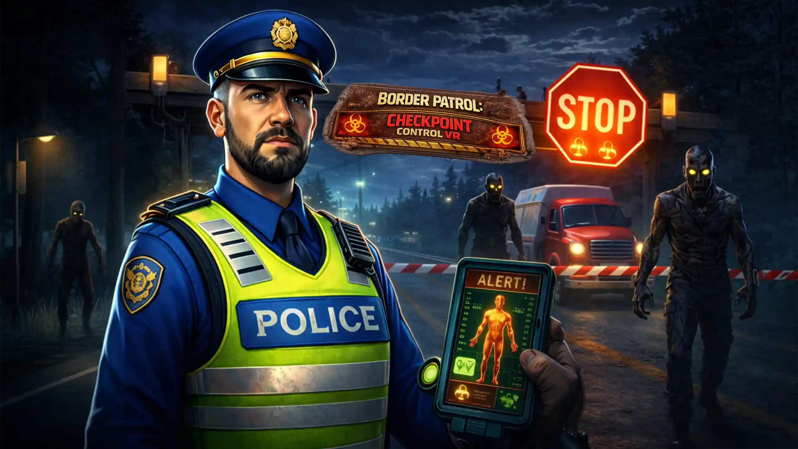 边境巡查：检查站管控 - Border Patrol Checkpoint Control VR游戏封面