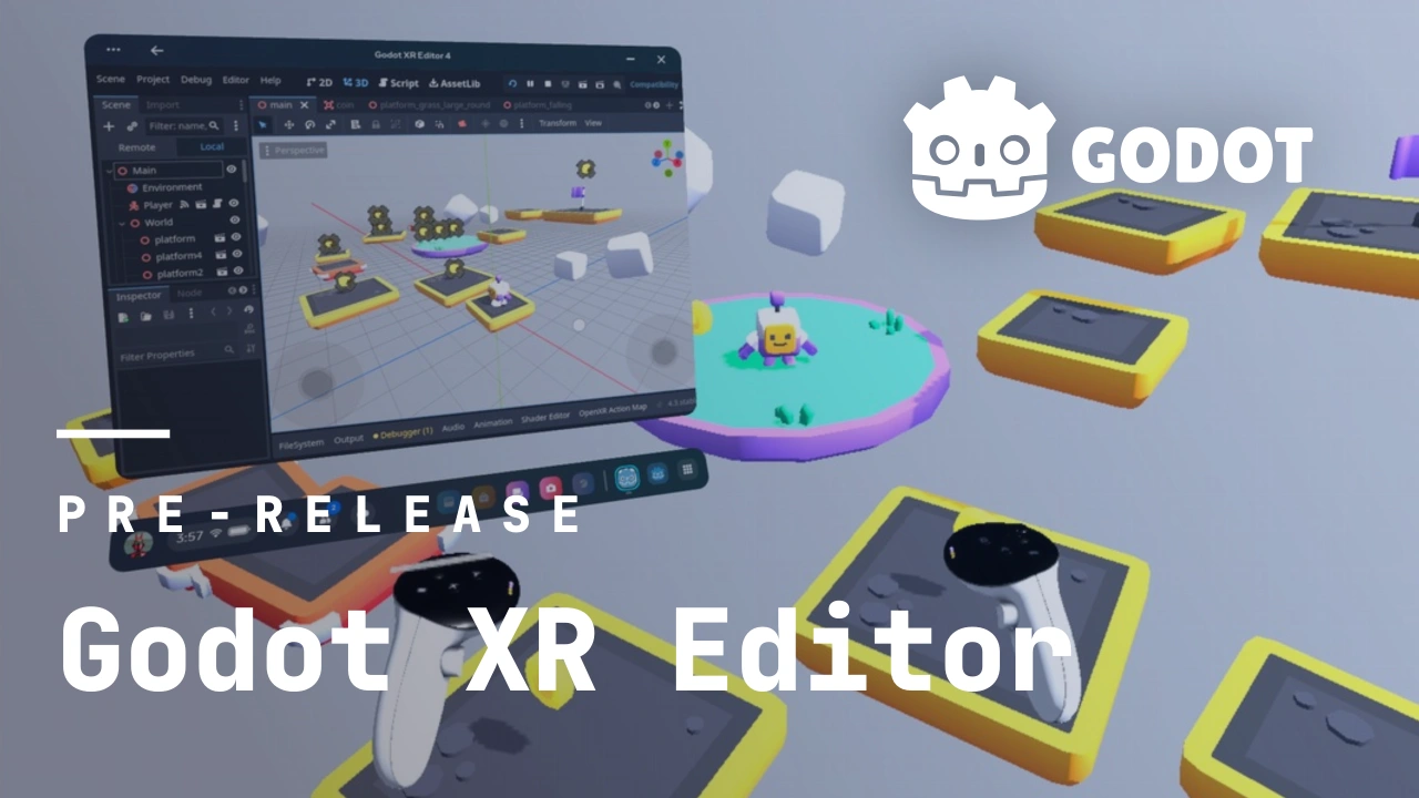 Oculus Quest 工具Godot 编辑器 4 - Godot Editor 4 VR游戏封面