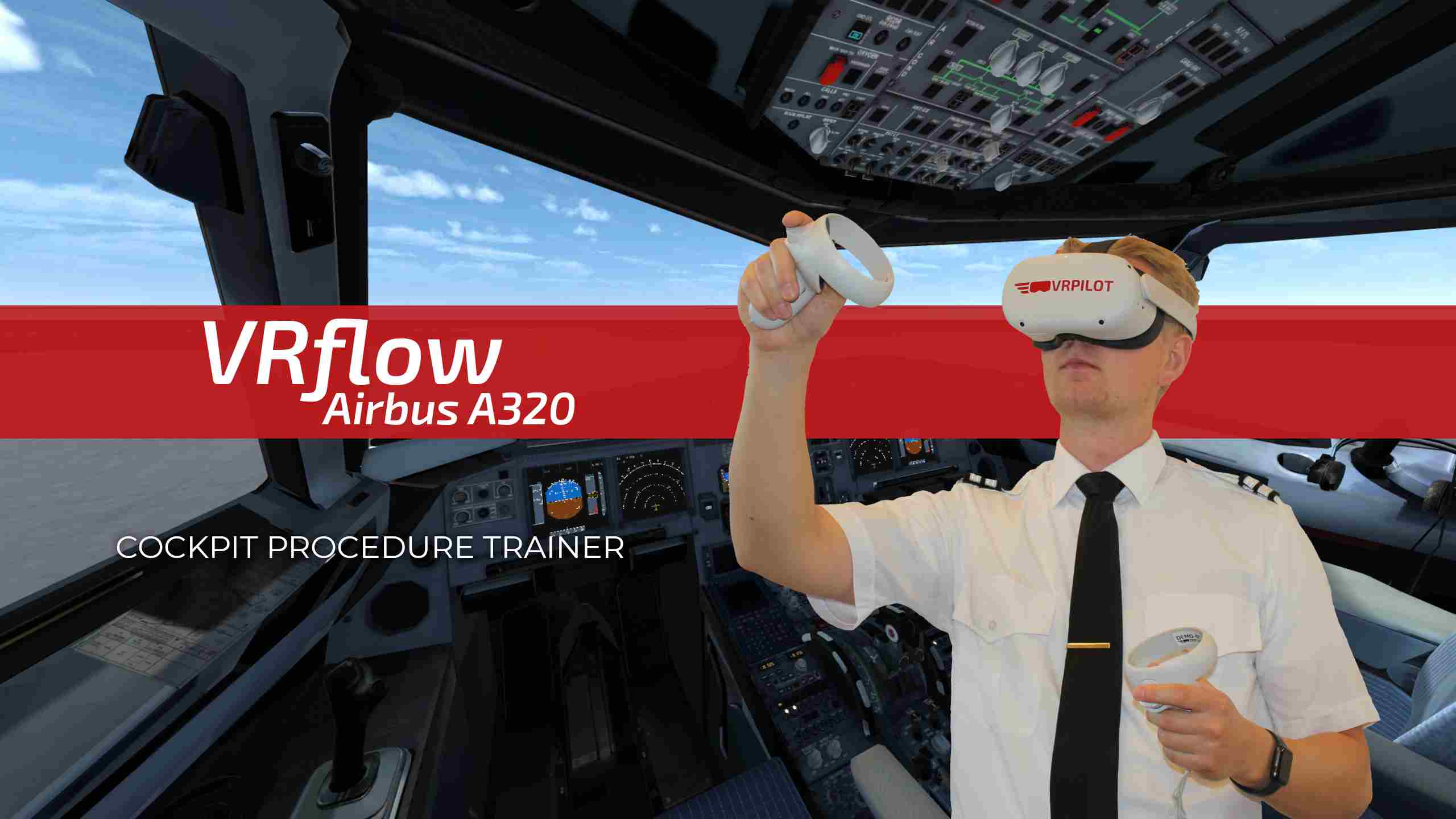 飞行模拟 空客 A320 - VRflow Airbus A320 VR游戏封面