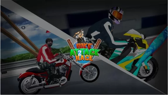 暴力摩托VR - Bike Attack Race – Bike Racing Game VR游戏封面