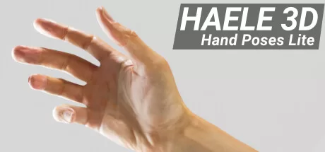 手势精简版 – 绘画参考（HAELE 3D – Hand Poses Lite – Drawing References） VR游戏封面