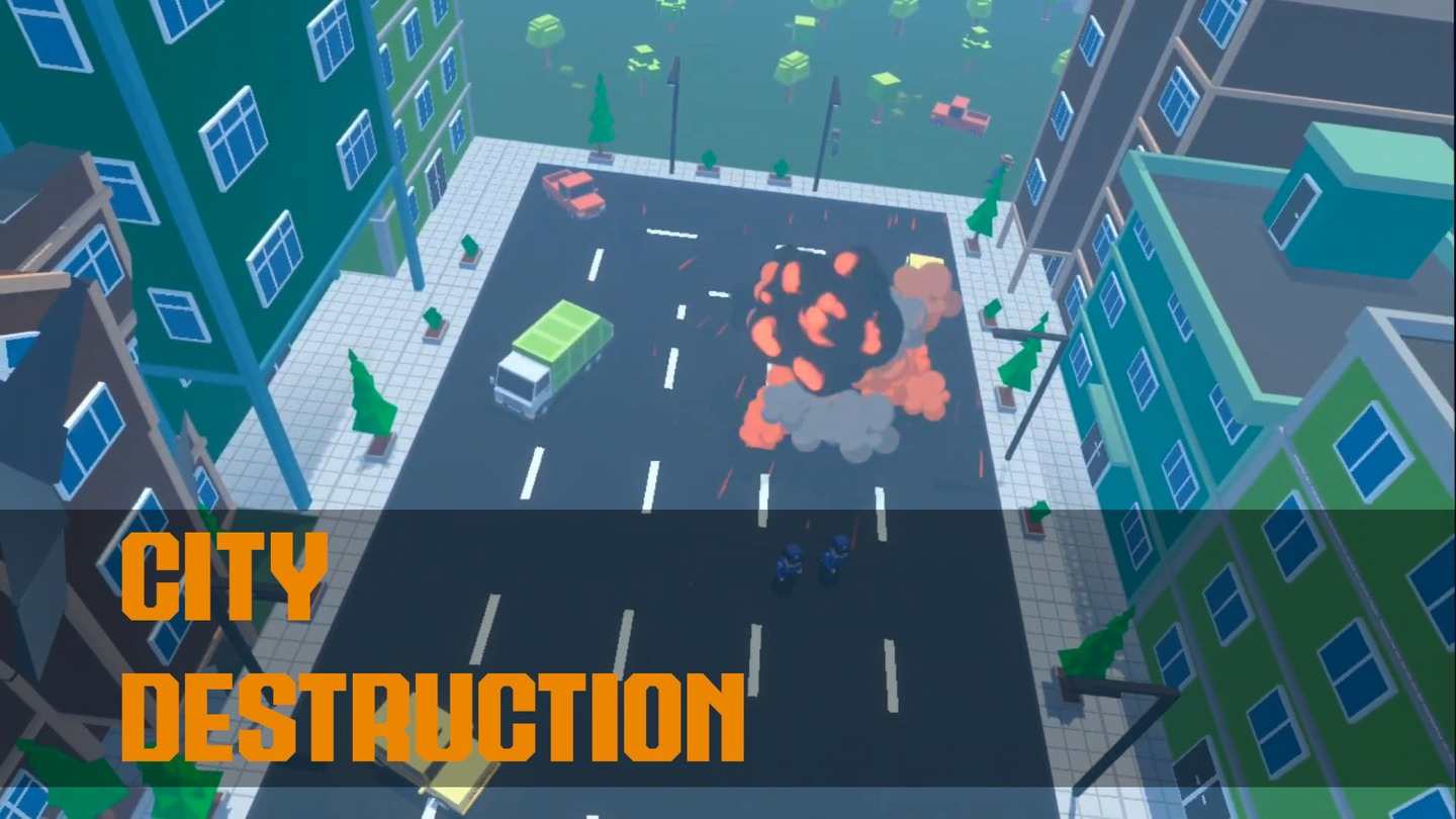 城市毁灭 - City Destruction VR游戏封面