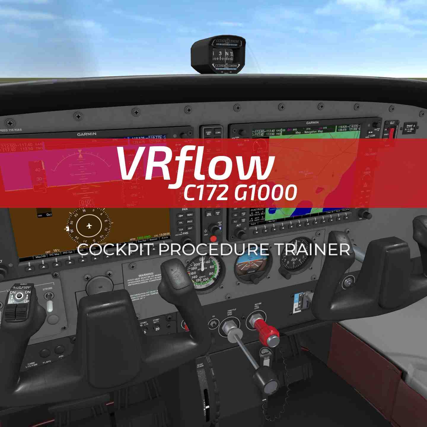 飞行模拟 空客C172S G1000 - VRflow C172S G1000 VR游戏封面