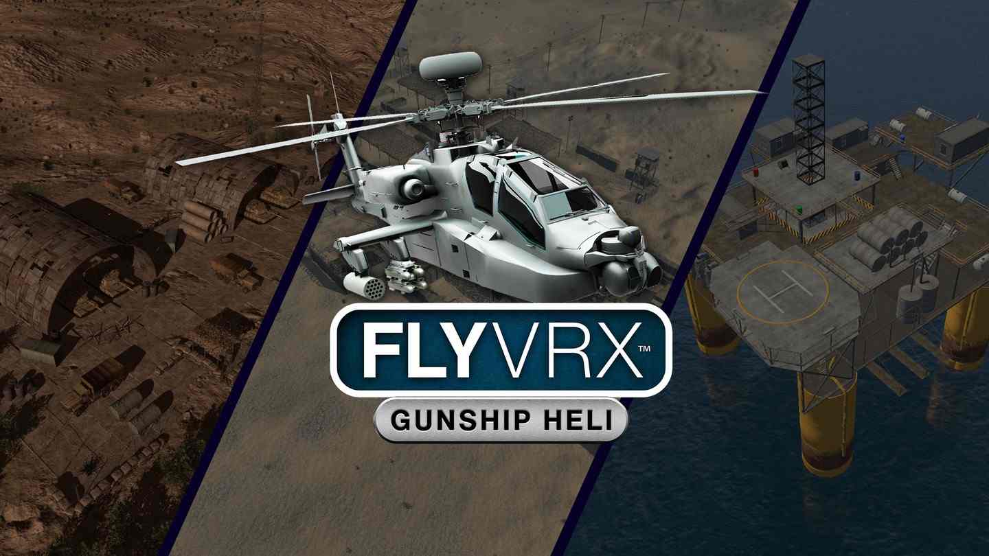 军用武装直升机战争 - FlyVRX – Military Gunship Helicopter War VR游戏封面