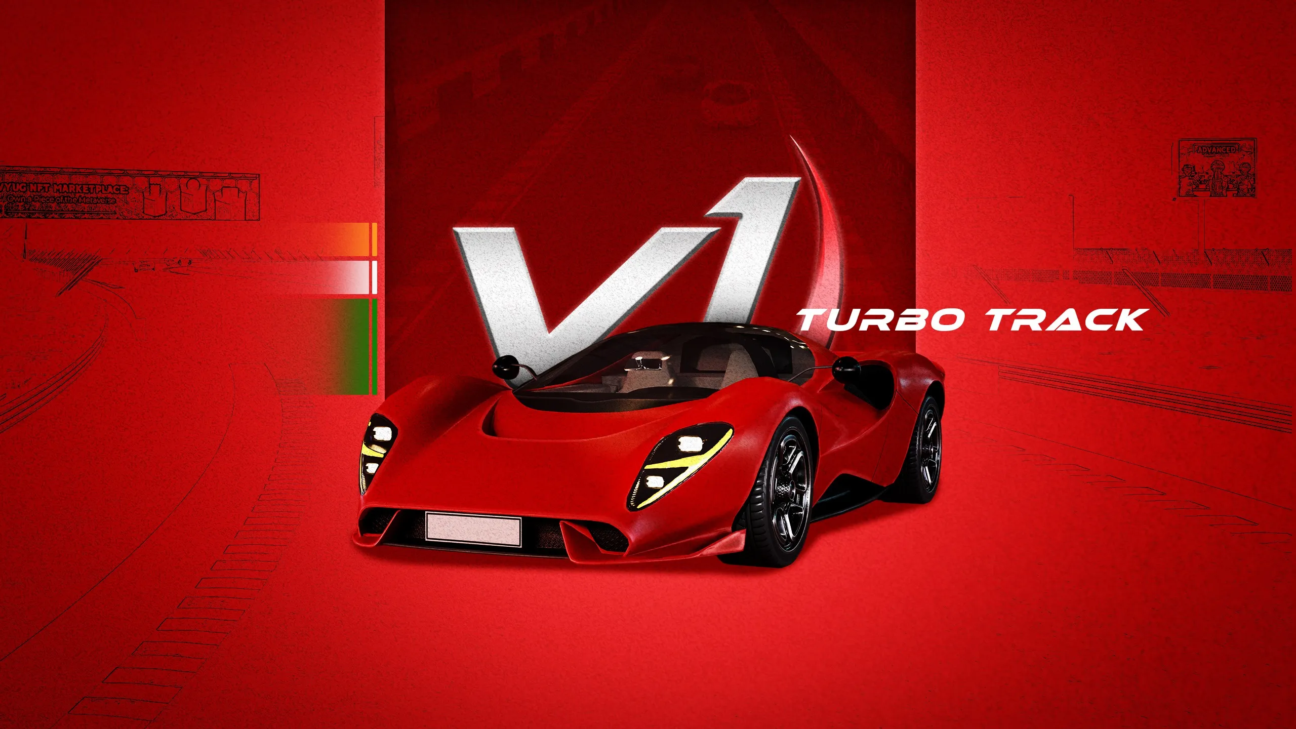 V1：涡轮赛道 - V1: Turbo Track VR游戏封面