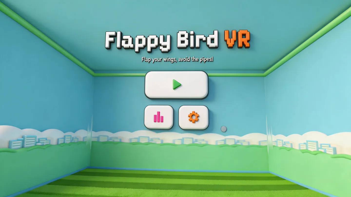 像素小鸟 多人版 - Flappy Bird VR – MULTIPLAYER IS HERE VR游戏封面