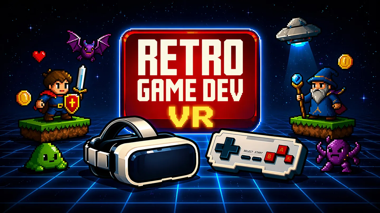 复古游戏开发 VR - RetroGameDev VR VR游戏封面