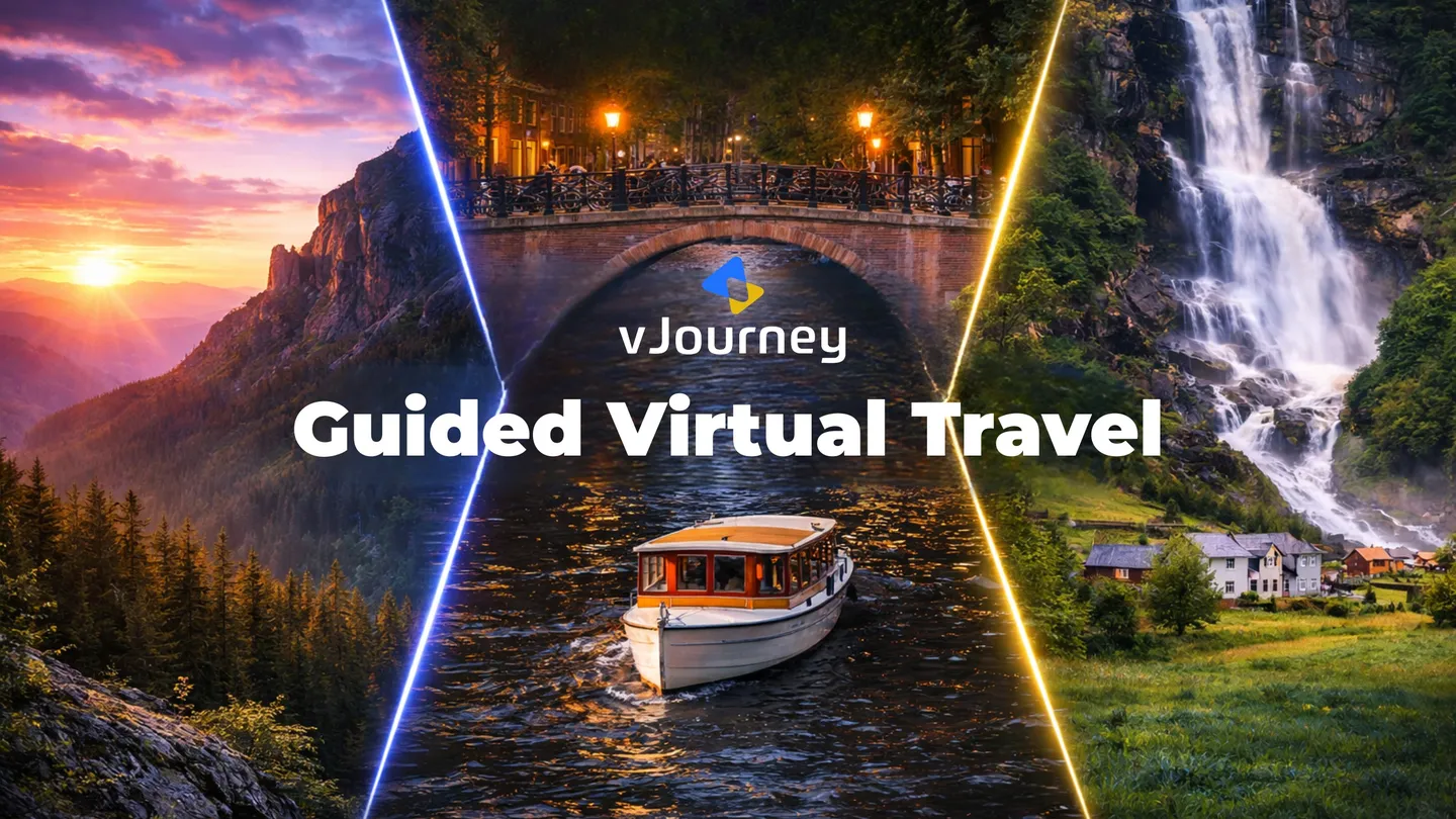 虚拟旅行 - vJourney: Guided Virtual Travel VR游戏封面