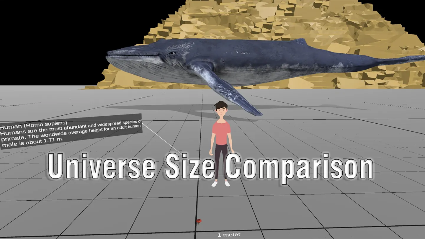 宇宙大小比较 - Universe Size Comparison VR游戏封面