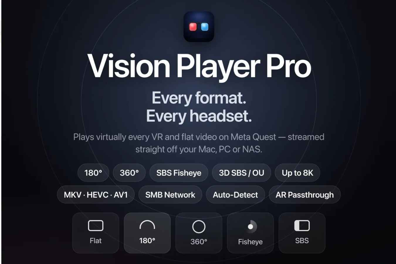 视觉VR播放器 - Vision Player Pro: VR Video Player VR游戏封面