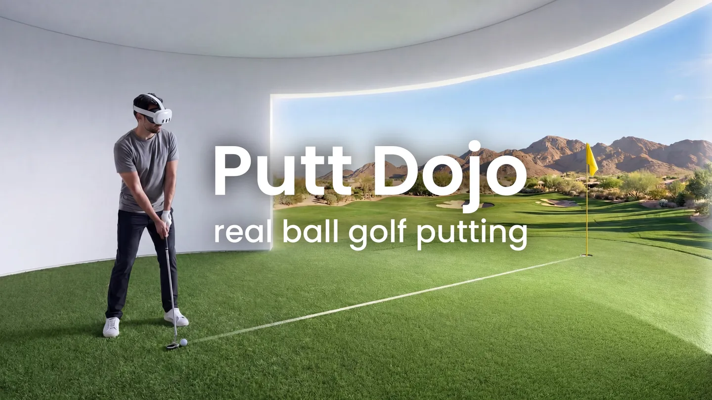 真实高尔夫球推杆 - Putt Dojo Real Ball Golf Putting VR游戏封面