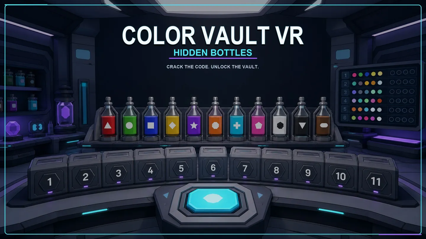 色彩宝库 隐藏瓶子 - Color Vault VR: Hidden Bottles